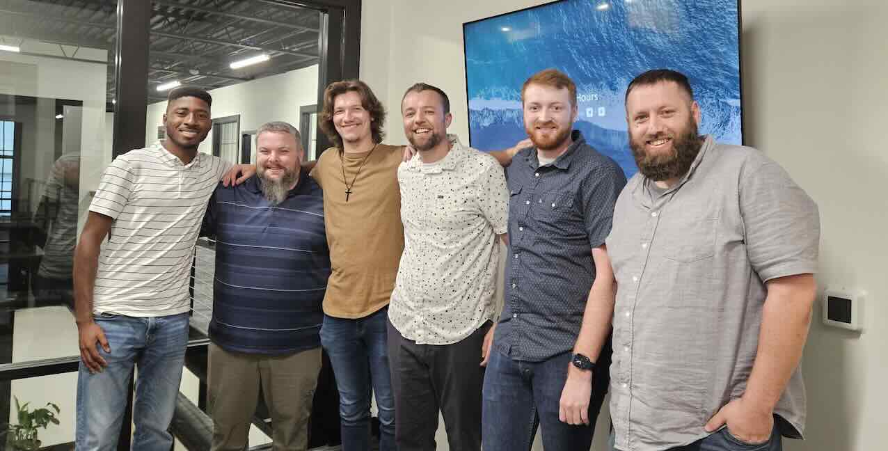 Billy with the Delaware Elevator team